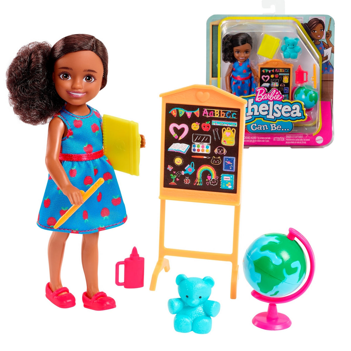 Barbie Chelsea Aprendiendo Profesiones Mattel - Profesora